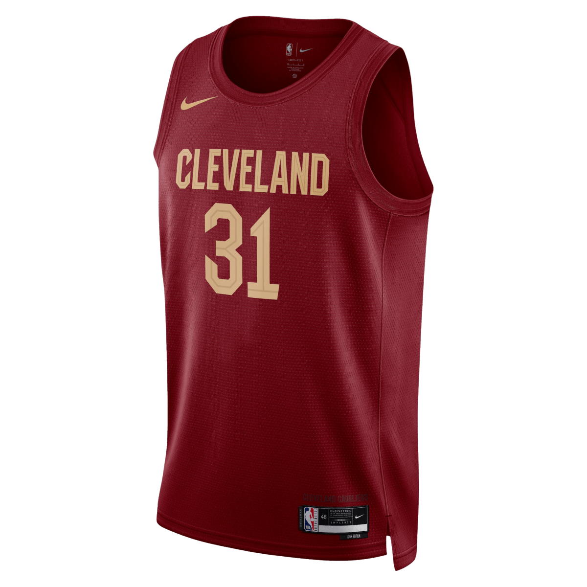 Jarrett Allen 31 Cleveland Cavaliers Burgundy Icon Jersey - Elite Zone Sports