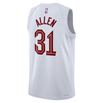 Jarrett Allen 31 Cleveland Cavaliers White Association Jersey - Elite Zone Sports