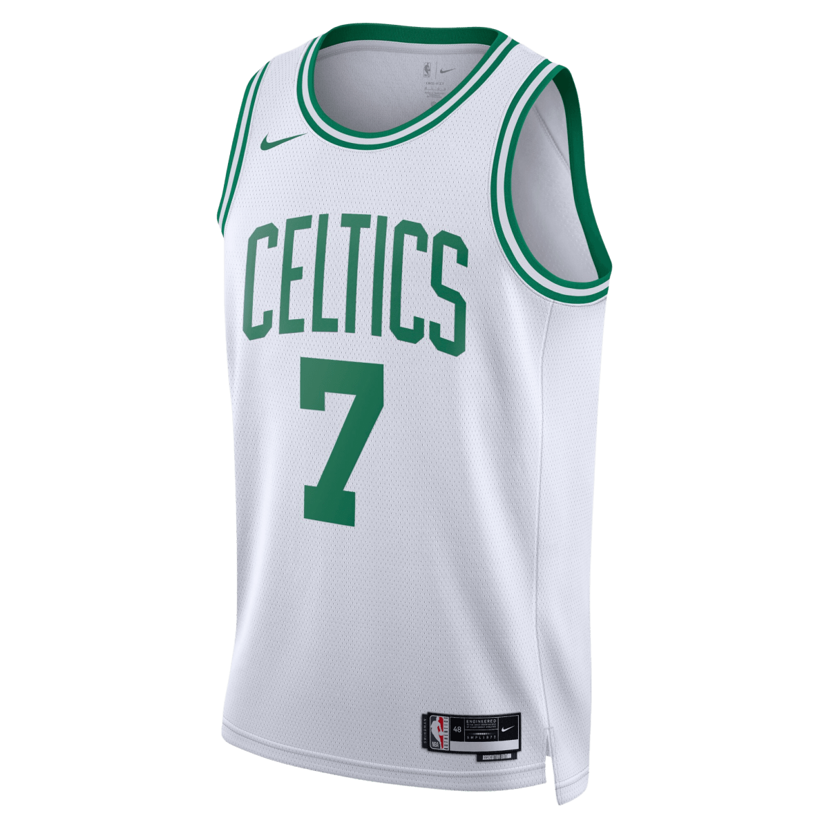 Jaylen Brown 7 Boston Celtics White Association Jersey - Elite Zone Sports