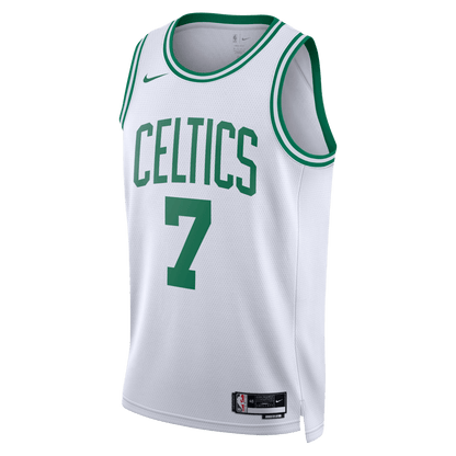 Jaylen Brown 7 Boston Celtics White Association Jersey - Elite Zone Sports