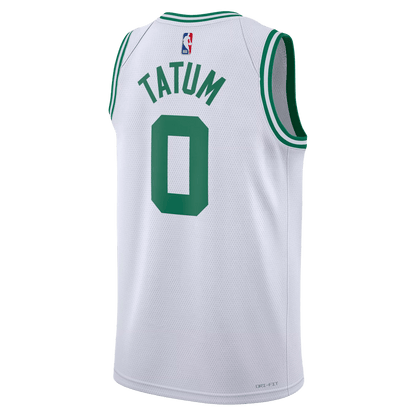 Jayson Tatum 0 Boston Celtics White Association Jersey - Elite Zone Sports