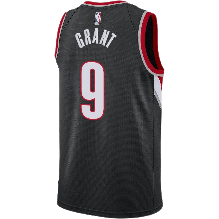 Jerami Grant 9 Portland Trail Blazers Black Icon Jersey - Elite Zone Sports
