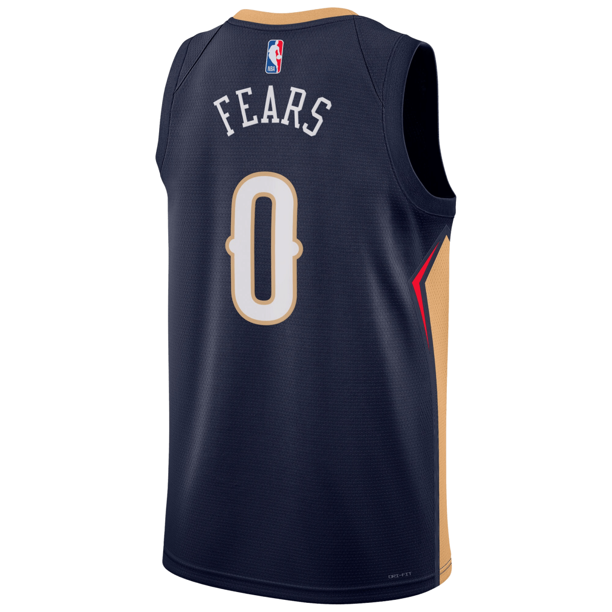 Jeremiah Fears 0 New Orleans Pelicans Navy Icon Jersey - Elite Zone Sports