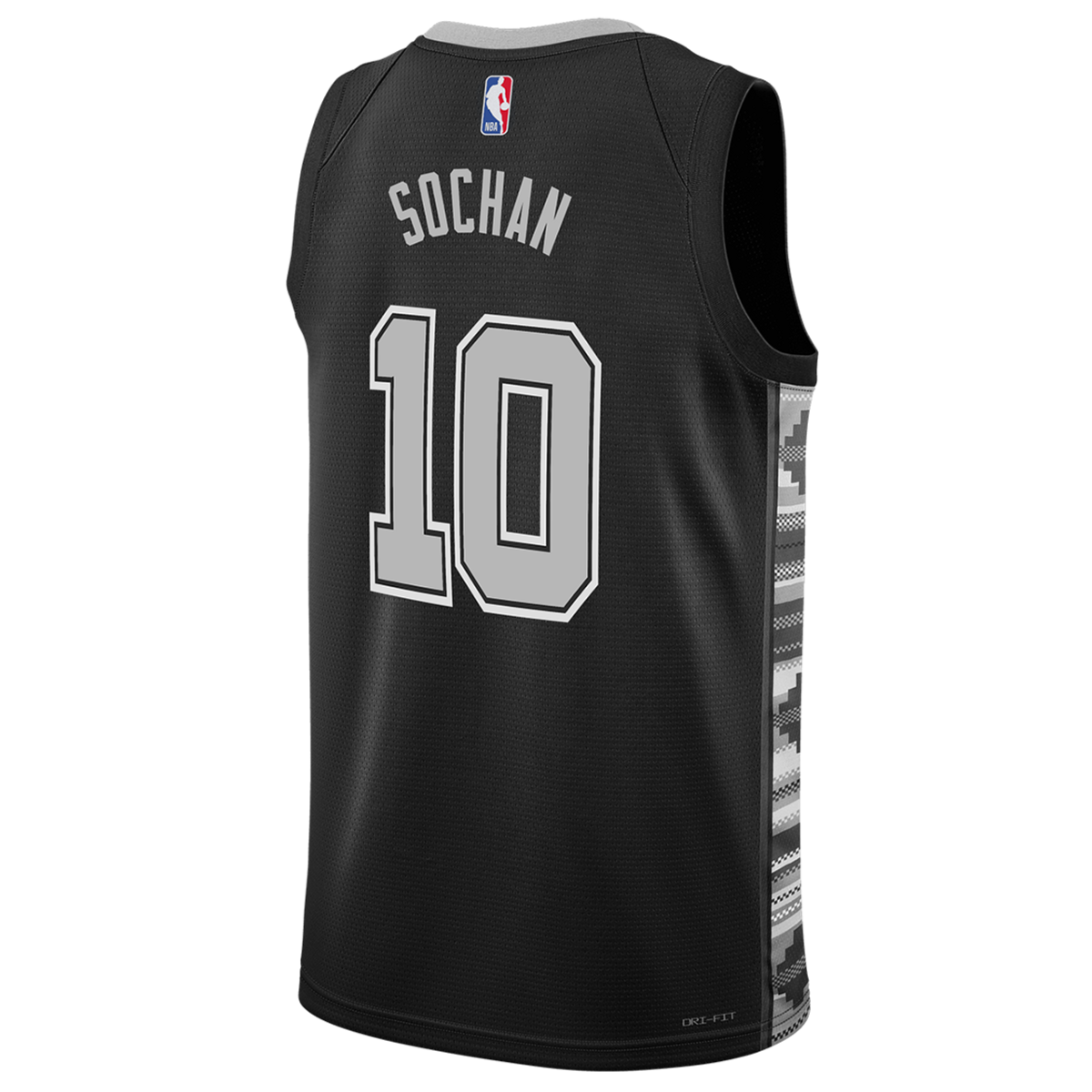Jeremy Sochan 10 San Antonio Spurs Black Statement Jersey - Elite Zone Sports
