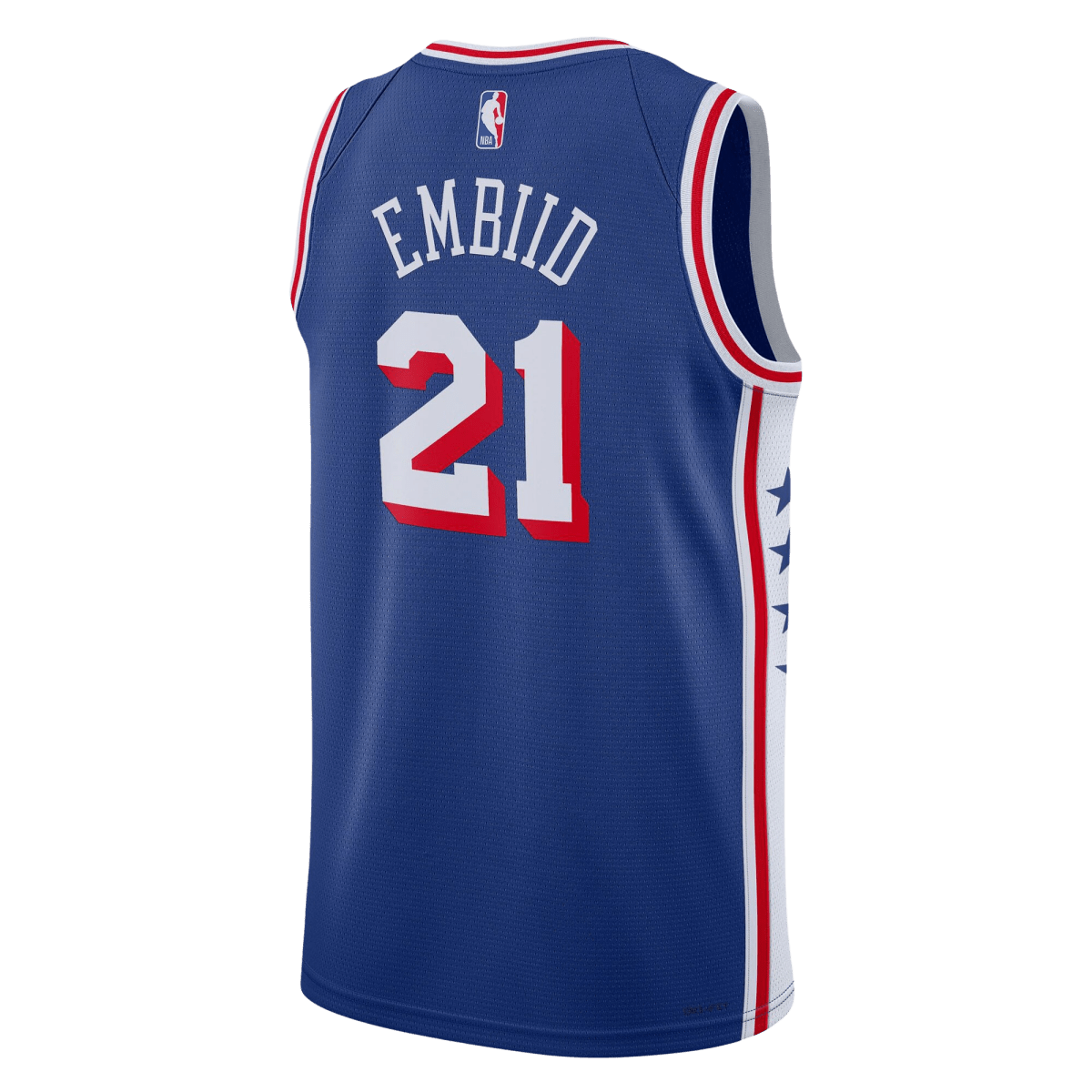 Joel Embiid 21 Philadelphia 76ers Blue Icon Jersey - Elite Zone Sports