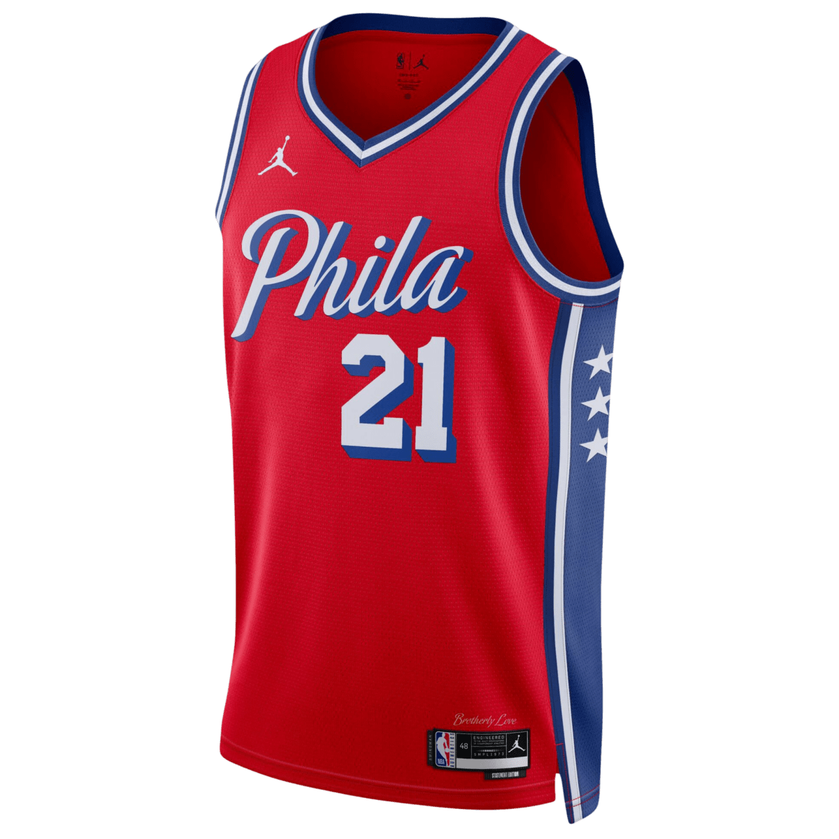 Joel Embiid 21 Philadelphia 76ers Red Statement Jersey - Elite Zone Sports