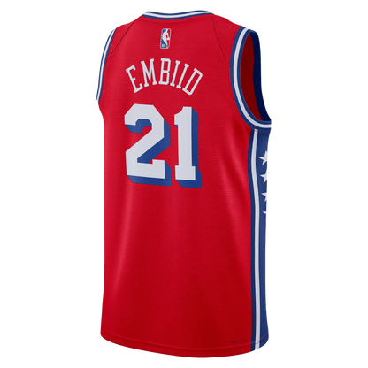Joel Embiid 21 Philadelphia 76ers Red Statement Jersey - Elite Zone Sports