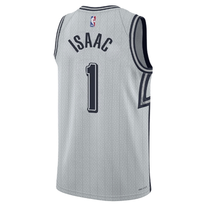 Jonathan Isaac 1 Orlando Magic Silver City Edition Jersey - Elite Zone Sports