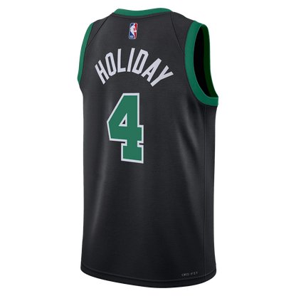 Jrue Holiday 4 Boston Celtics Black Statement Jersey - Elite Zone Sports
