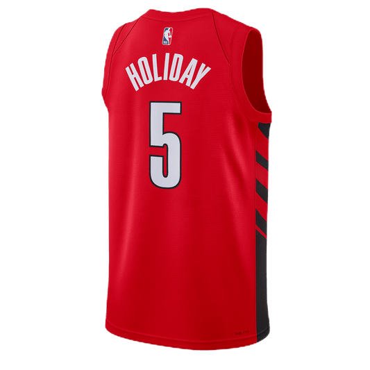 Jrue Holiday 5 Portland Trail Blazers Red Statement Jersey - Elite Zone Sports