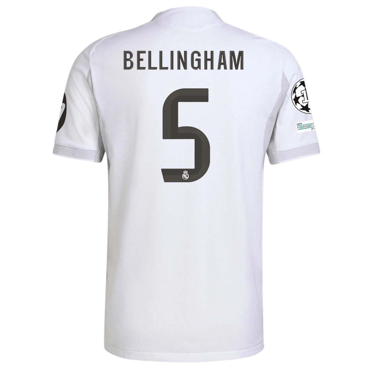 Jude Bellingham 5 Real Madrid Home 25/26 White Fan Jersey - Elite Zone Sports