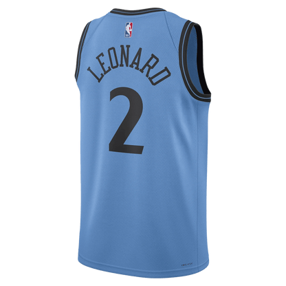 Kawhi Leonard 2 LA Clippers Light Blue City Edition Jersey - Elite Zone Sports