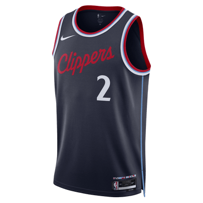 Kawhi Leonard 2 LA Clippers Navy Icon Jersey - Elite Zone Sports