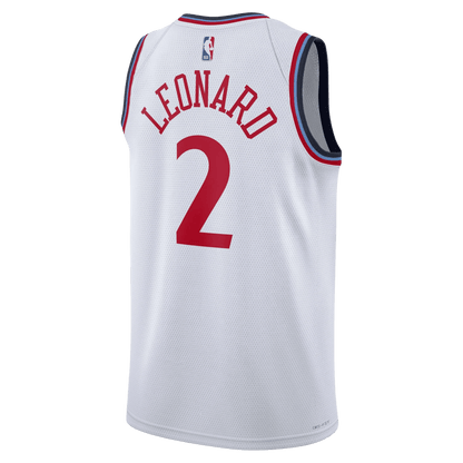 Kawhi Leonard 2 LA Clippers White Association Jersey - Elite Zone Sports