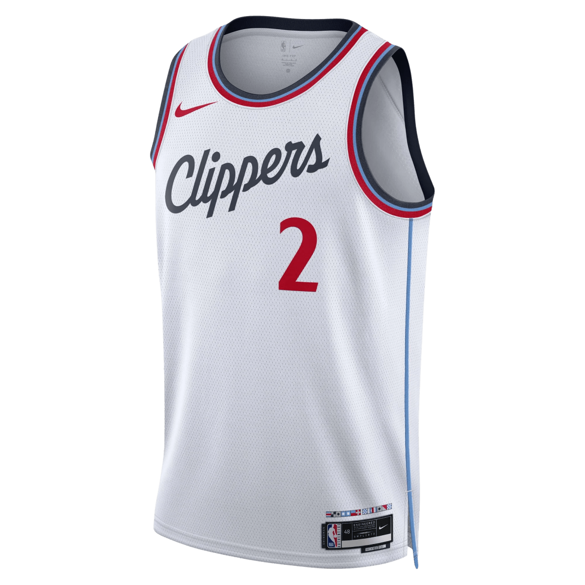 Kawhi Leonard 2 LA Clippers White Association Jersey - Elite Zone Sports