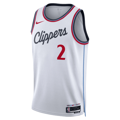 Kawhi Leonard 2 LA Clippers White Association Jersey - Elite Zone Sports