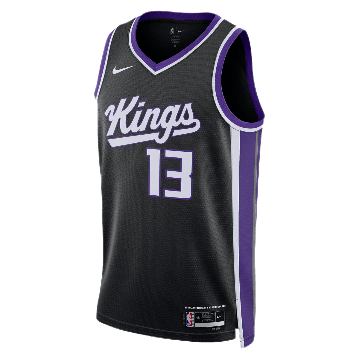 Keegan Murray 13 Sacramento Kings Black Icon Jersey - Elite Zone Sports
