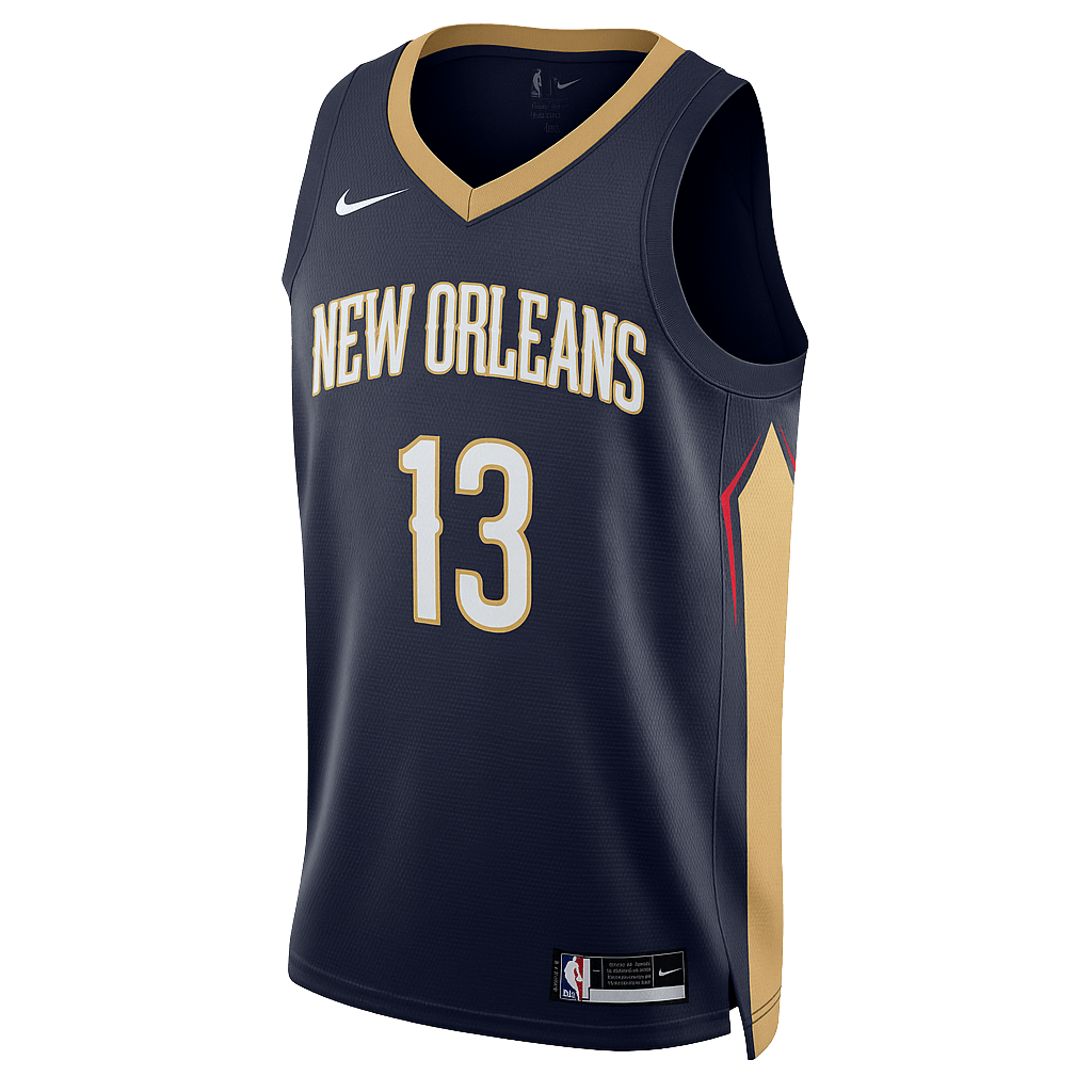 Kelly Olynyk 13 New Orleans Pelicans Navy Icon Jersey - Elite Zone Sports