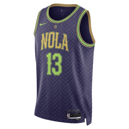 Kelly Olynyk 13 New Orleans Pelicans Purple City Edition Jersey - Elite Zone Sports