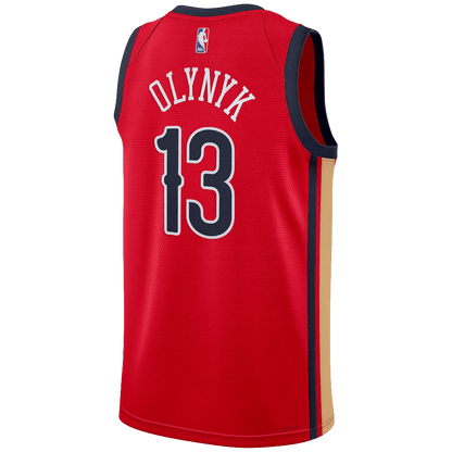 Kelly Olynyk 13 New Orleans Pelicans Red Statement Jersey - Elite Zone Sports
