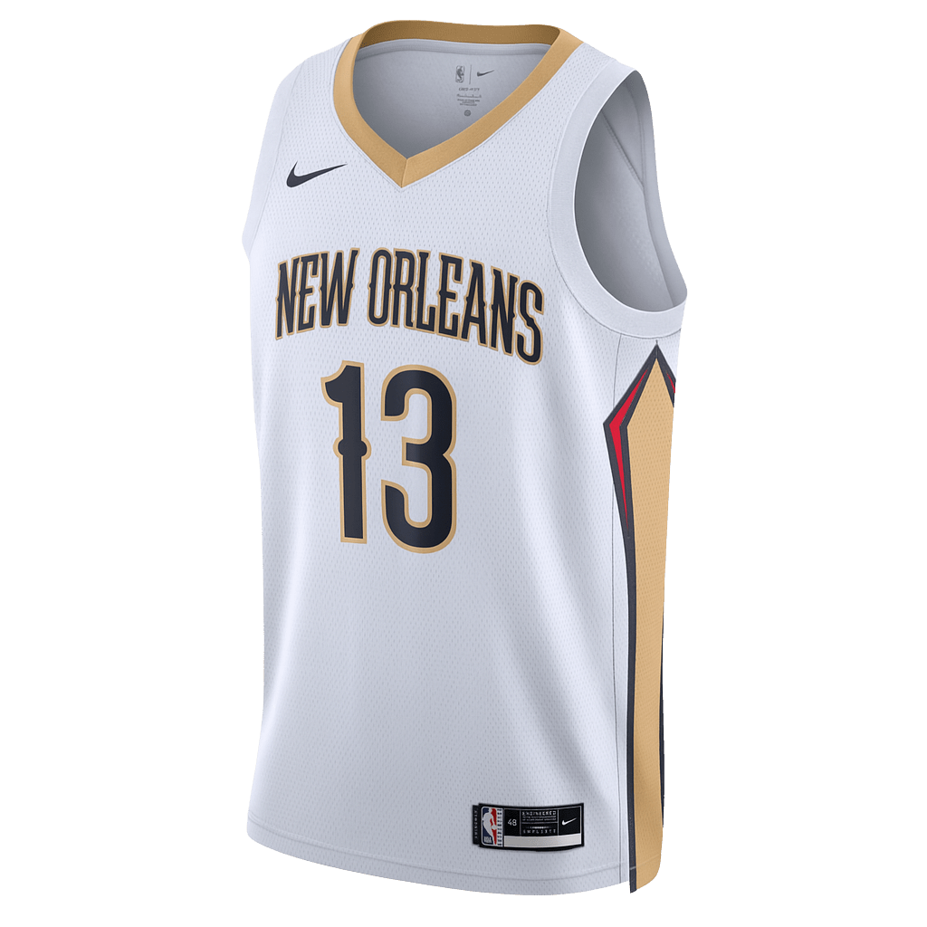 Kelly Olynyk 13 New Orleans Pelicans White Association Jersey - Elite Zone Sports