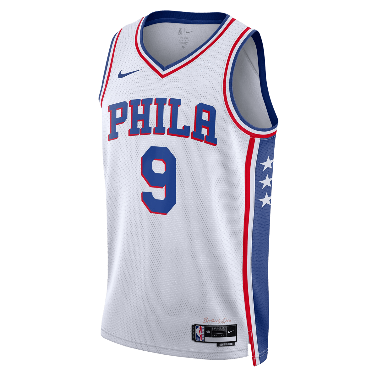 Kelly Oubre Jr. 9 Philadelphia 76ers White Association Jersey - Elite Zone Sports