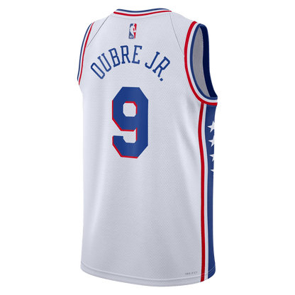 Kelly Oubre Jr. 9 Philadelphia 76ers White Association Jersey - Elite Zone Sports