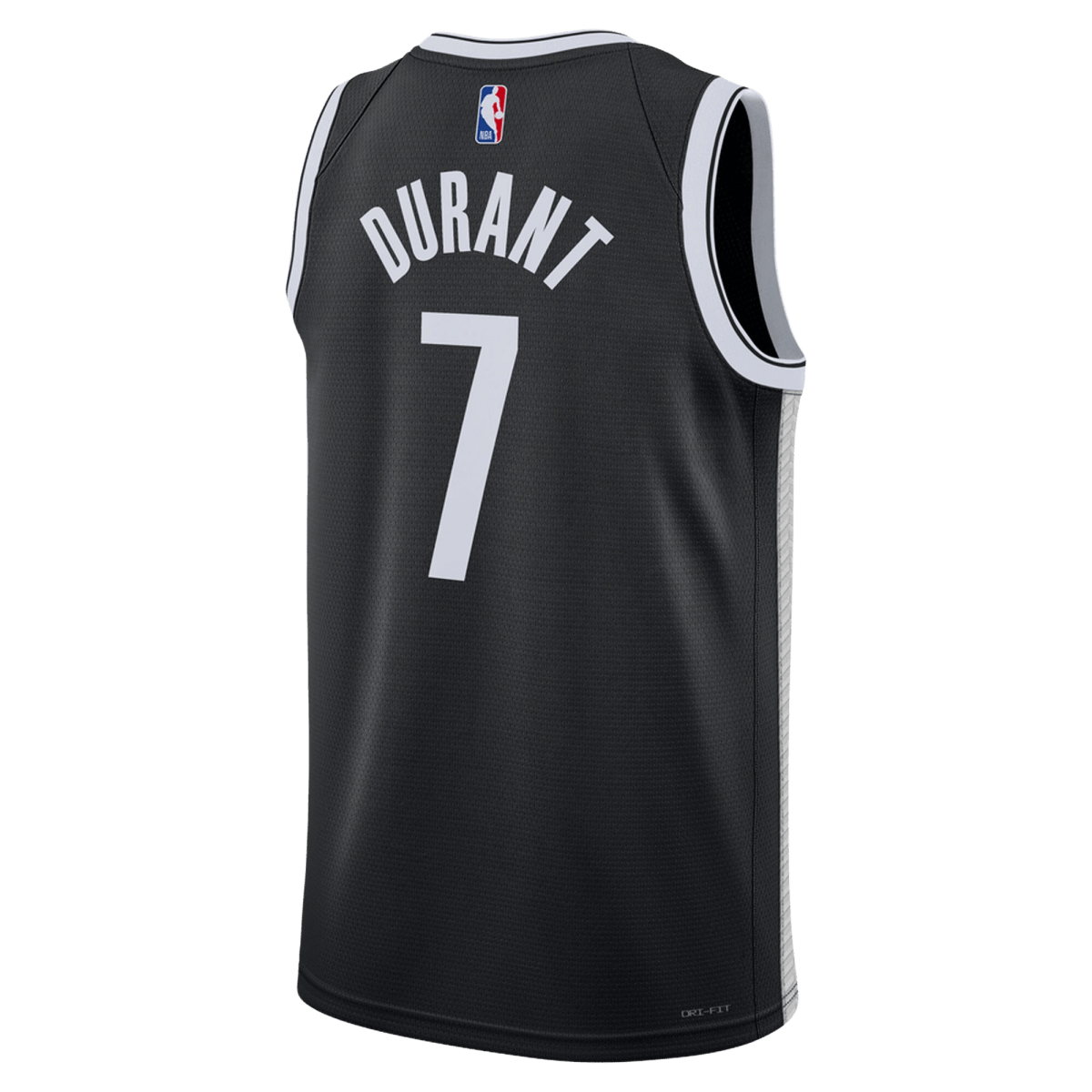 Kevin Durant 7 Brooklyn Nets Black Icon Jersey - Elite Zone Sports