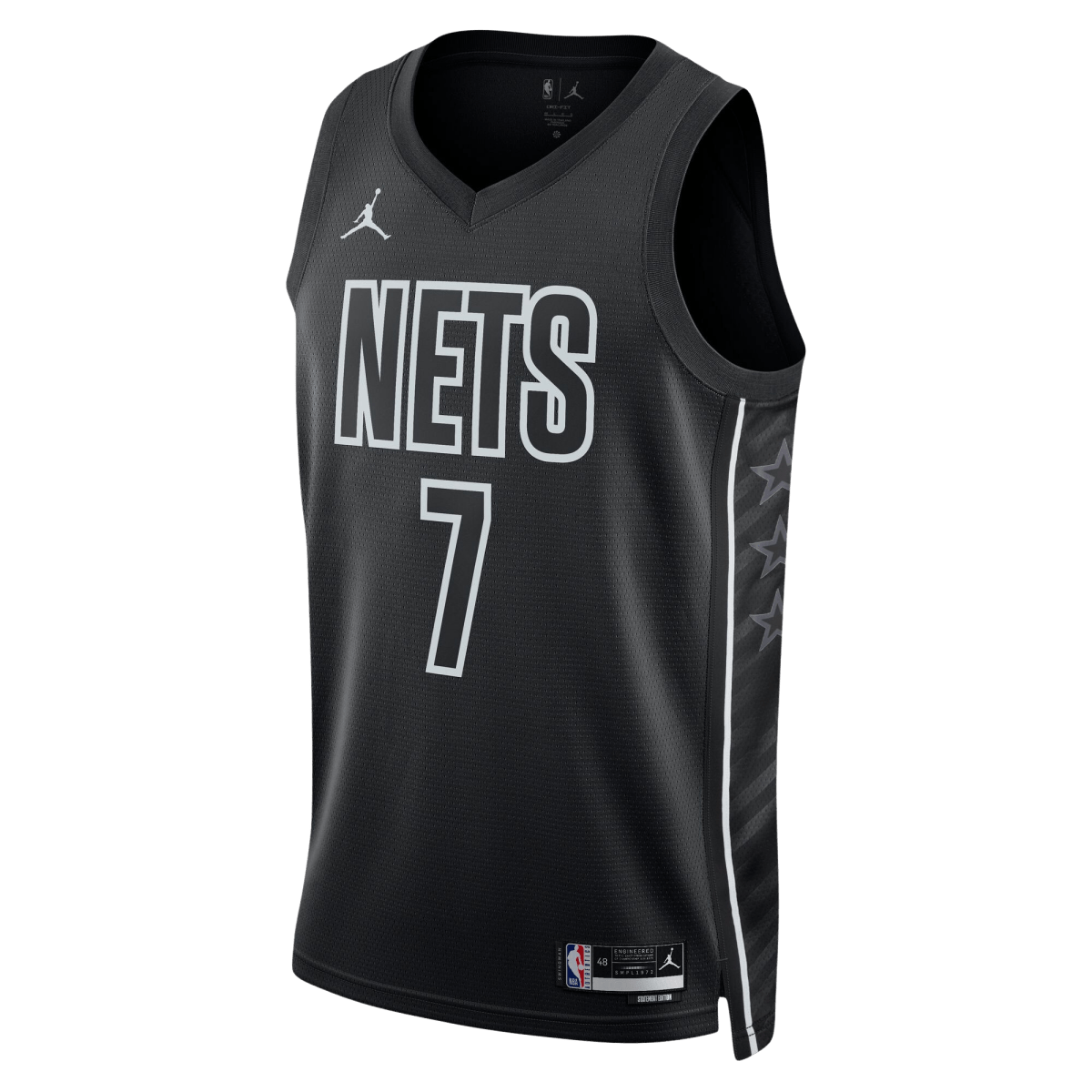 Kevin Durant 7 Brooklyn Nets Black Statement Jersey - Elite Zone Sports