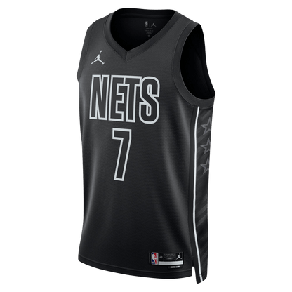 Kevin Durant 7 Brooklyn Nets Black Statement Jersey - Elite Zone Sports