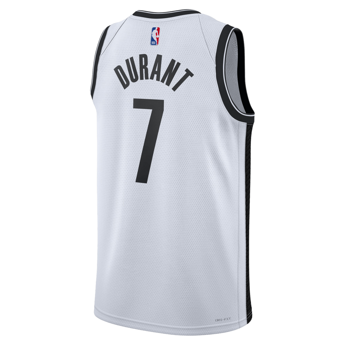 Kevin Durant 7 Brooklyn Nets White Association Jersey - Elite Zone Sports