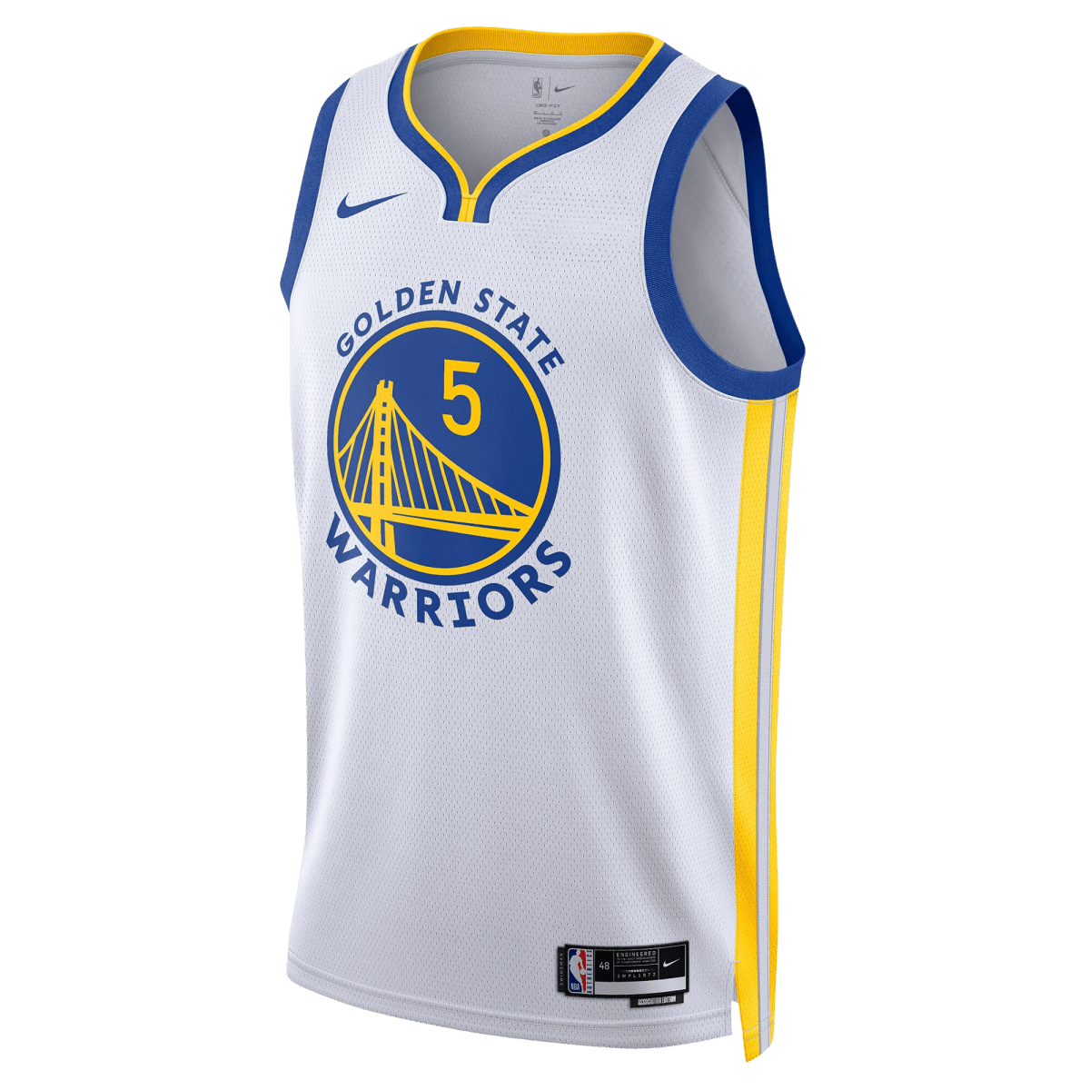 Kevon Looney 5 Golden State Warriors White Association Jersey - Elite Zone Sports