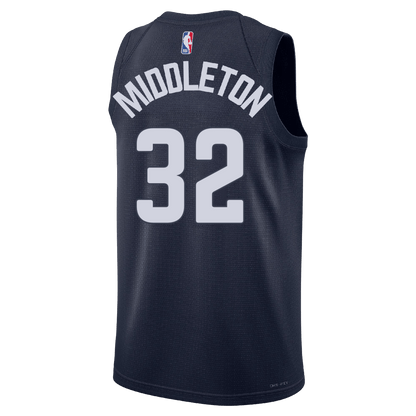 Khris Middleton 32 Washington Wizards Blue Statement Jersey - Elite Zone Sports