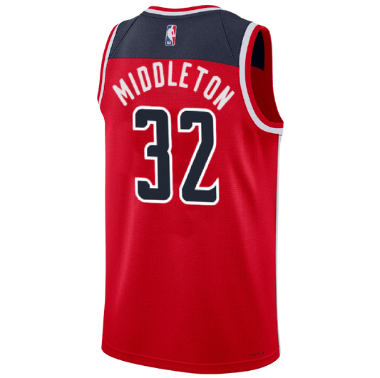 Khris Middleton 32 Washington Wizards Red Icon Jersey - Elite Zone Sports