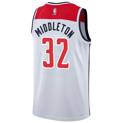 Khris Middleton 32 Washington Wizards White Association Jersey - Elite Zone Sports