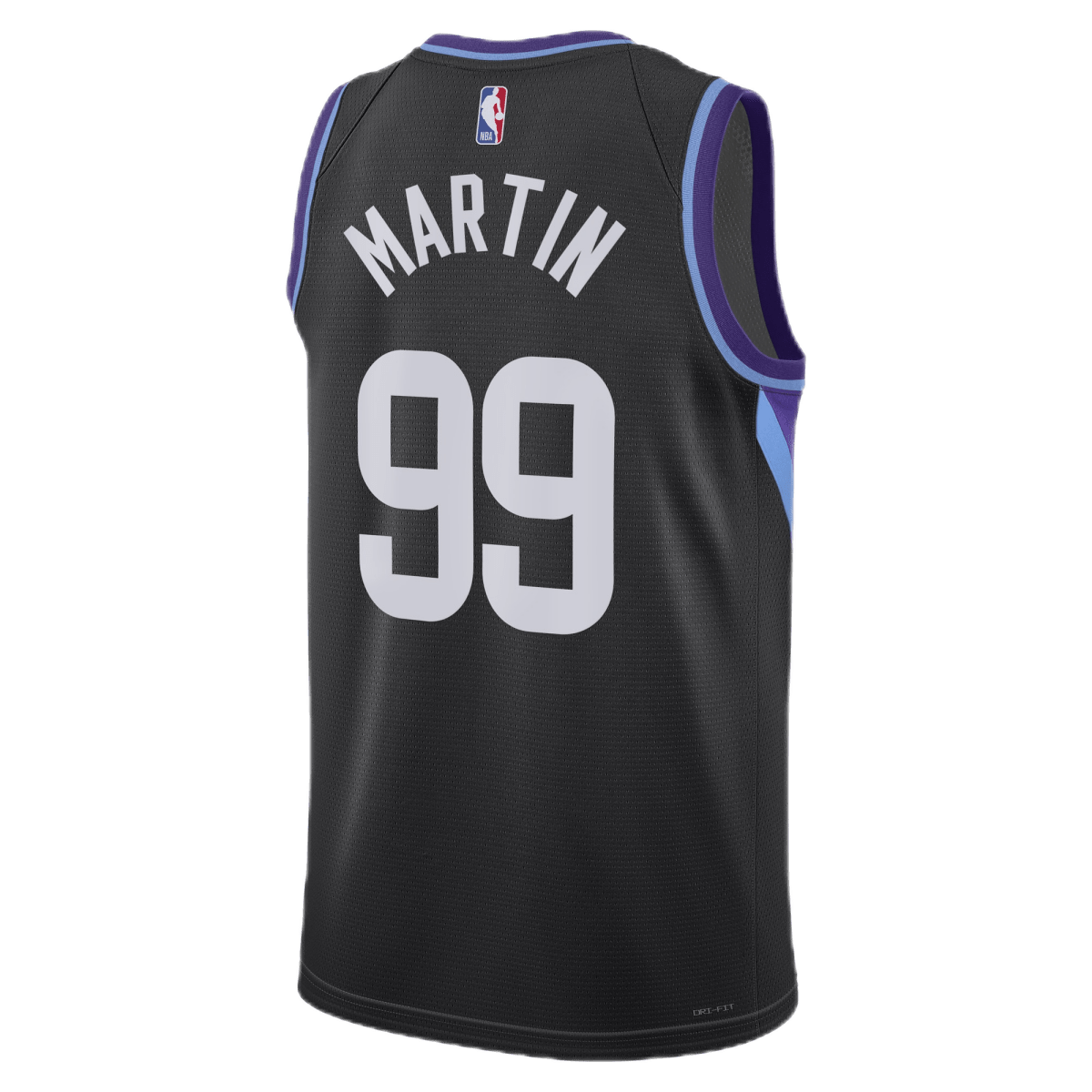 KJ Martin 99 Utah Jazz Black Statement Jersey - Elite Zone Sports