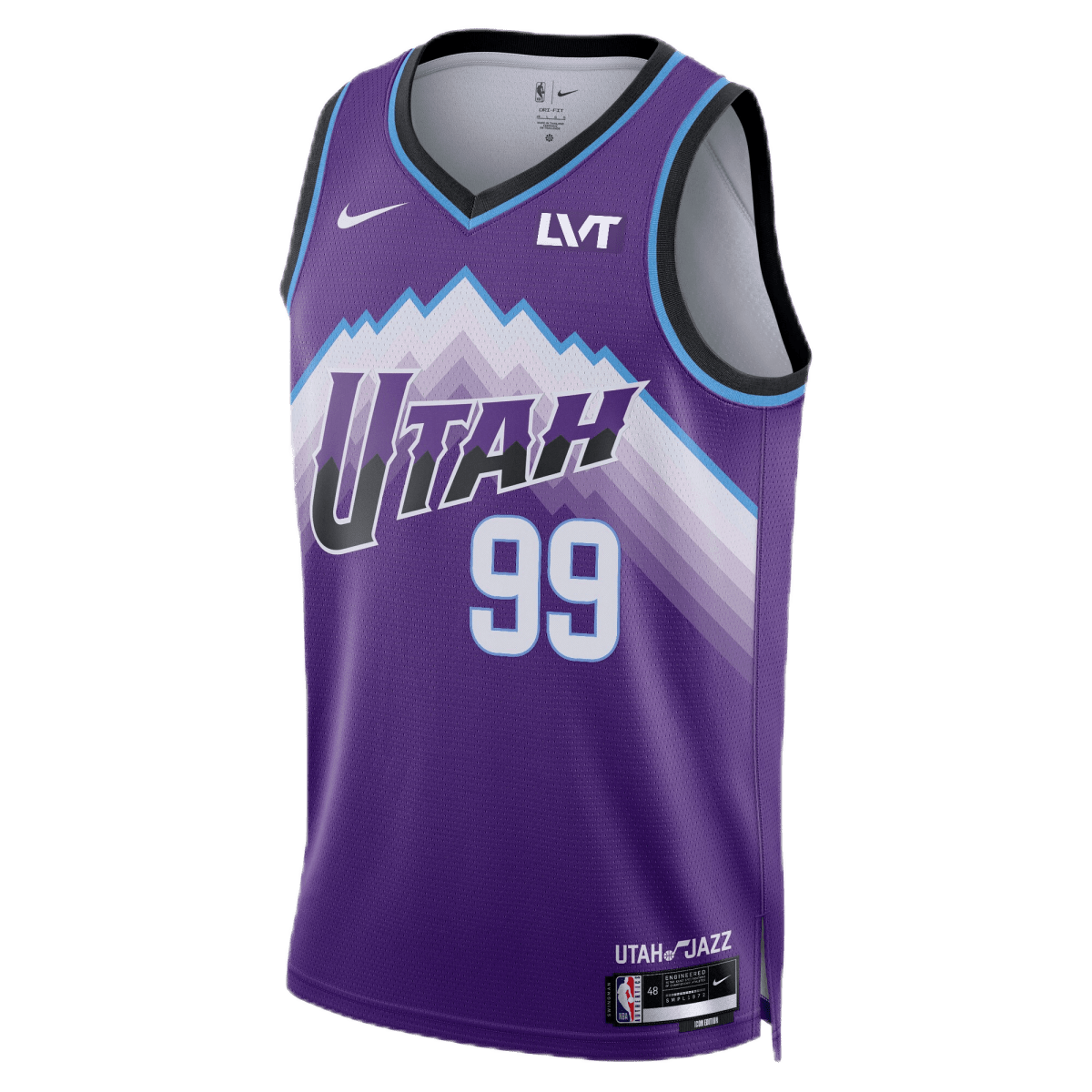 KJ Martin 99 Utah Jazz Purple Icon Jersey - Elite Zone Sports