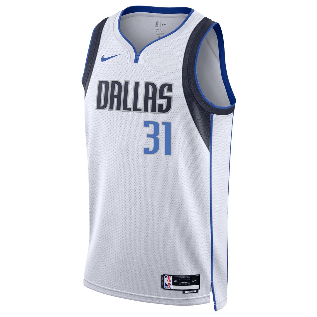 Klay Thompson 31 Dallas Mavericks White Association Jersey - Elite Zone Sports
