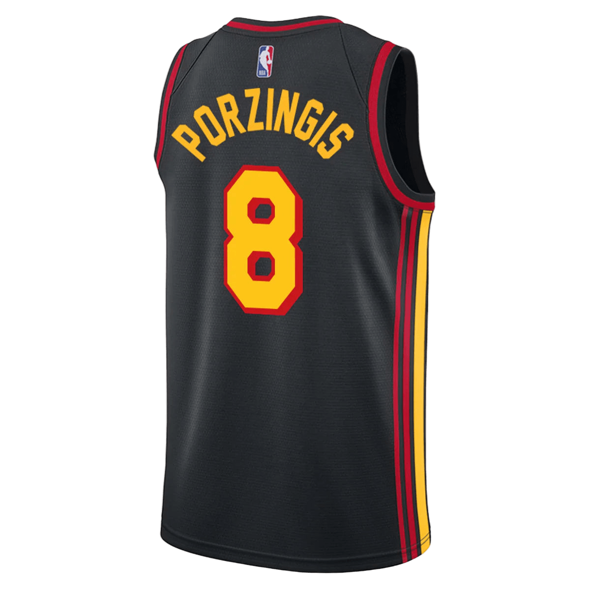 Kristaps Porziņģis 8 Atlanta Hawks Black Statement Jersey - Elite Zone Sports
