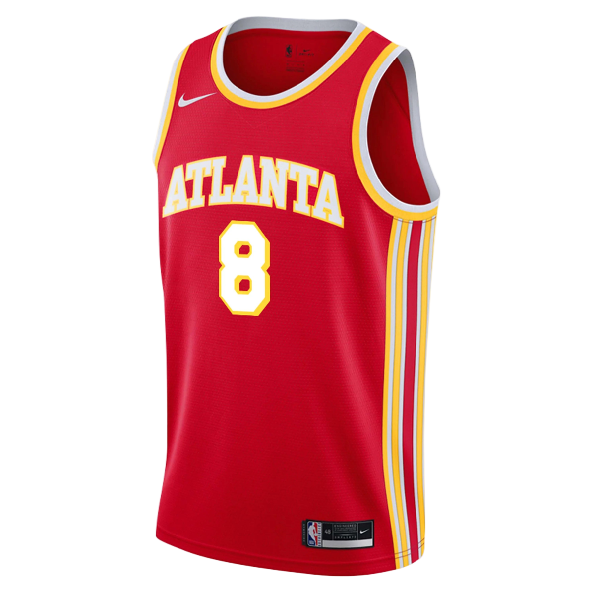 Kristaps Porziņģis 8 Atlanta Hawks Red Icon Jersey - Elite Zone Sports