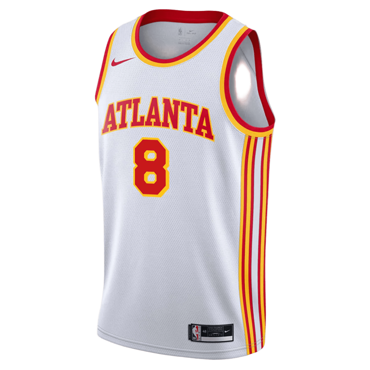 Kristaps Porziņģis 8 Atlanta Hawks White Association Jersey - Elite Zone Sports