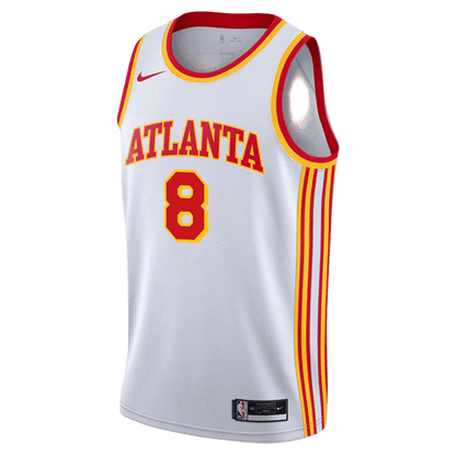 Kristaps Porziņģis 8 Atlanta Hawks White Association Jersey - Elite Zone Sports
