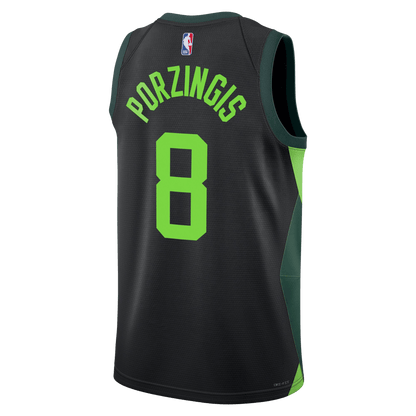 Kristaps Porzingis 8 Boston Celtics Black City Edition Jersey - Elite Zone Sports