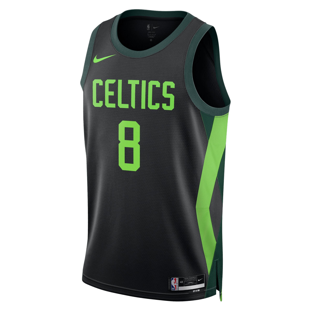Kristaps Porzingis 8 Boston Celtics Black City Edition Jersey - Elite Zone Sports