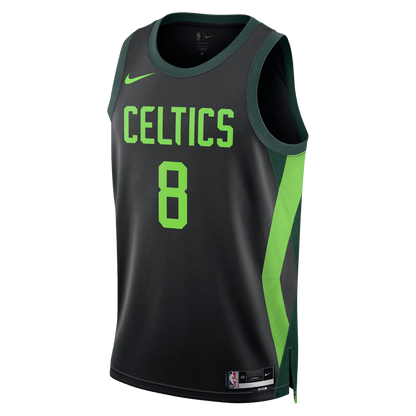 Kristaps Porzingis 8 Boston Celtics Black City Edition Jersey - Elite Zone Sports