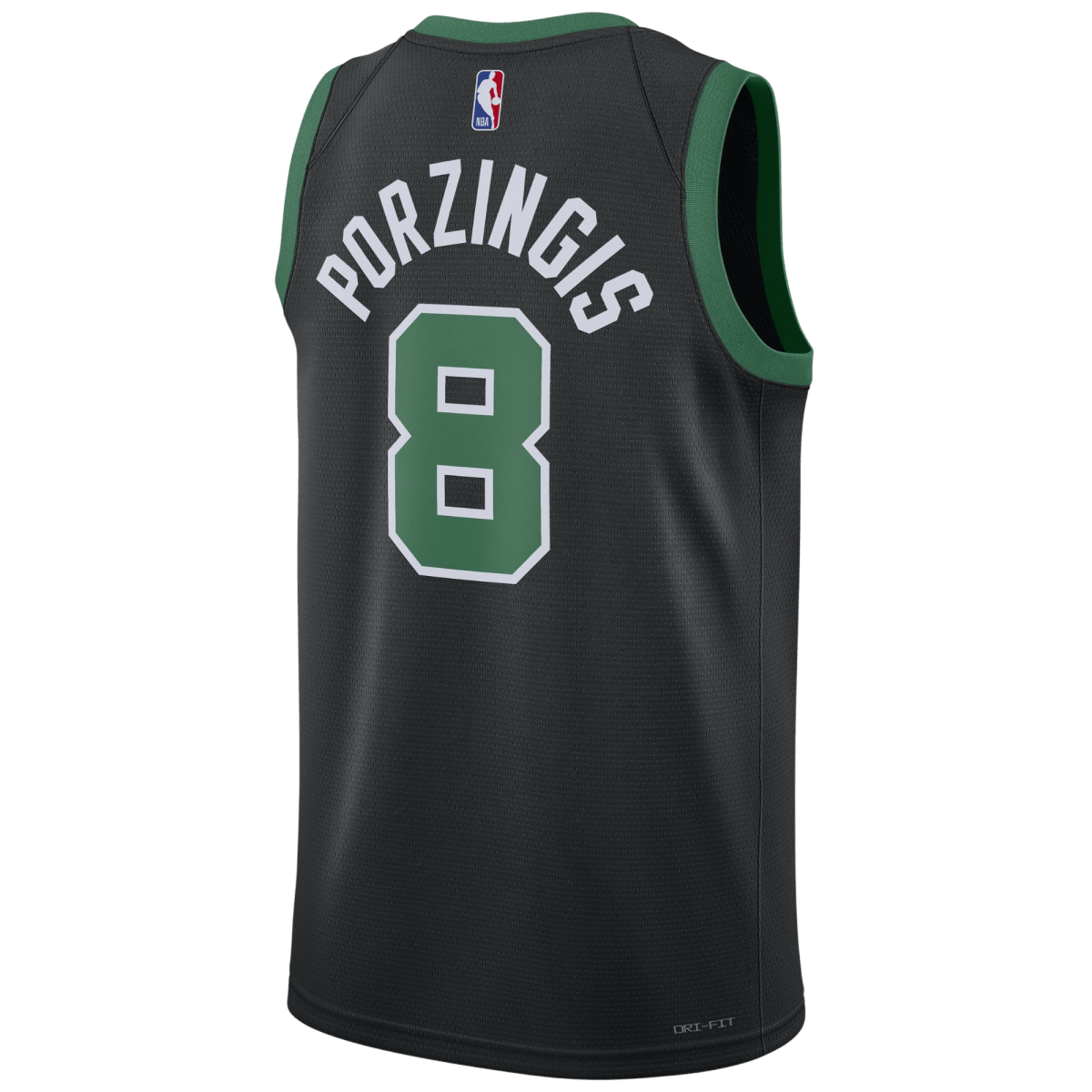 Kristaps Porzingis 8 Boston Celtics Black Statement Jersey - Elite Zone Sports