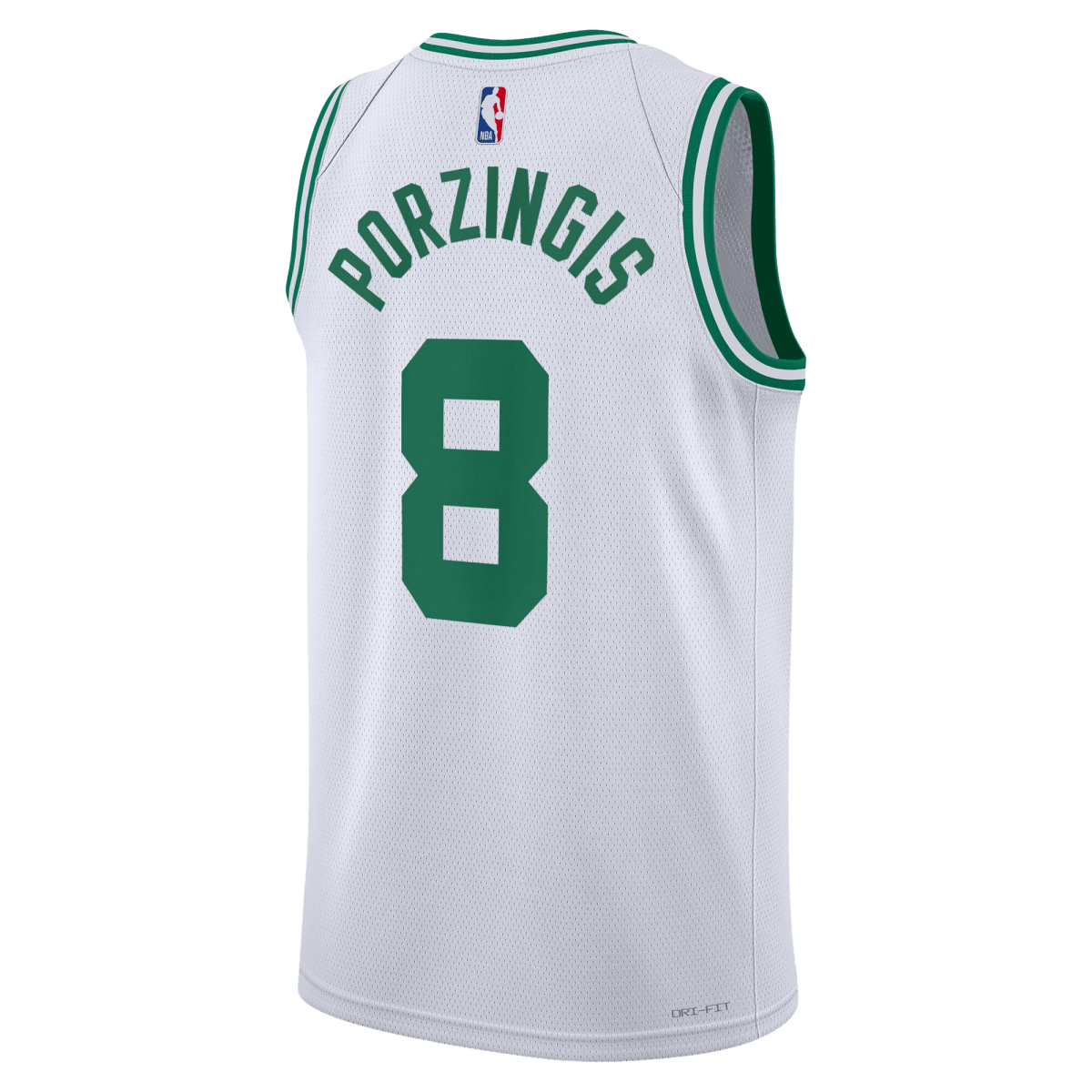 Kristaps Porzingis 8 Boston Celtics White Association Jersey - Elite Zone Sports