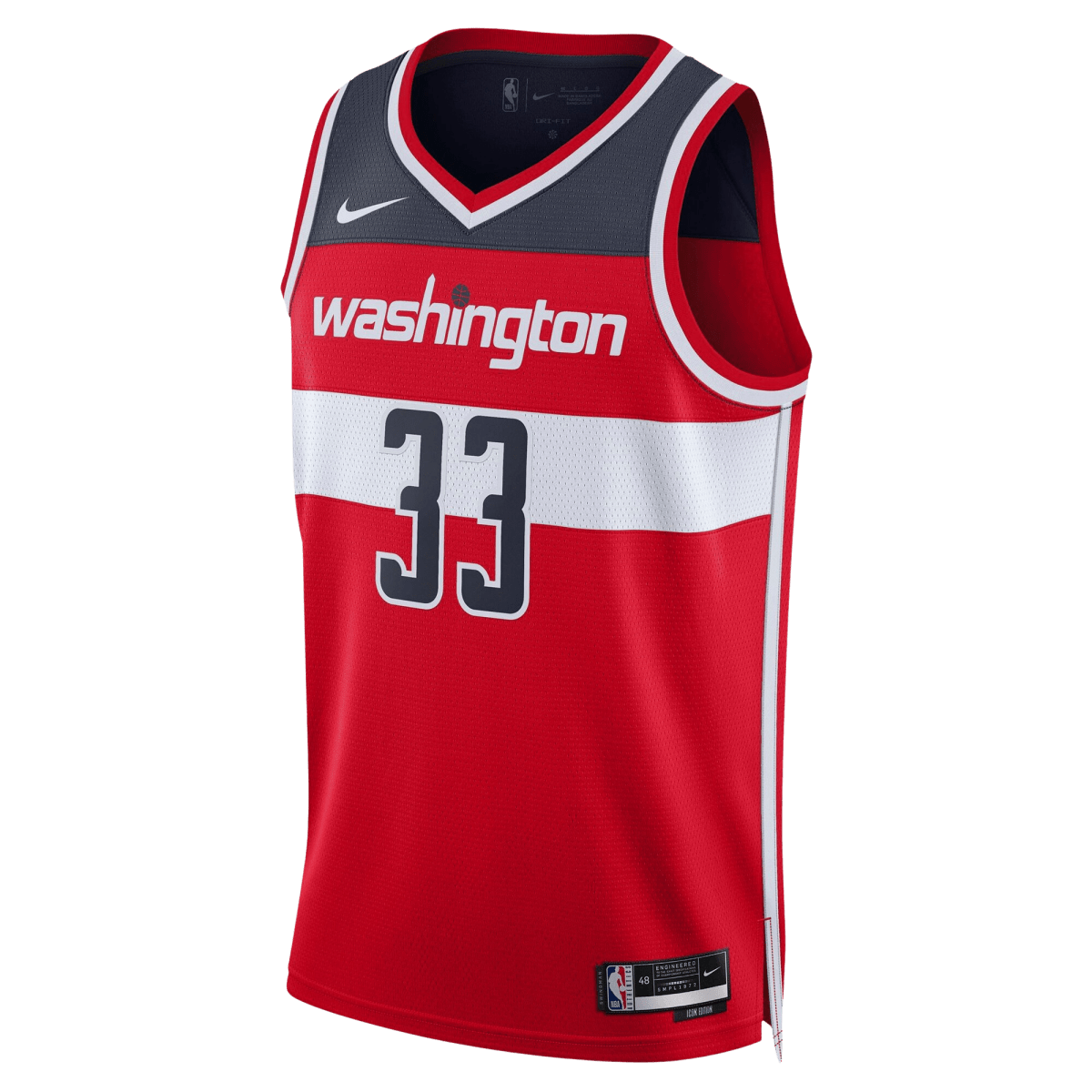 Kyle Kuzma 33 Washington Wizards Red Icon Jersey - Elite Zone Sports