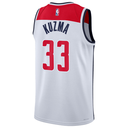 Kyle Kuzma 33 Washington Wizards White Association Jersey - Elite Zone Sports