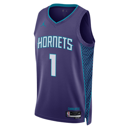 LaMelo Ball 1 Charlotte Hornets Purple Statement Jersey - Elite Zone Sports